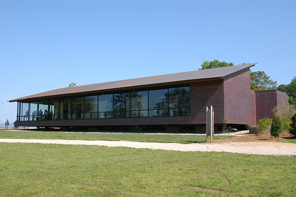Fig. 1. Exterior view of the Natalie P. and Alan M. Voorhees Archaearium, Jamestown, Virginia (courtesy APVA Preservation Virginia).